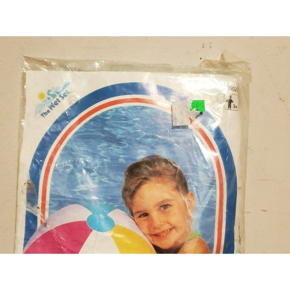 Intex #59020 Vintage 1999 20" Beach Ball Inflatable Pool Toy The Wet Set New - Picture 3 of 4